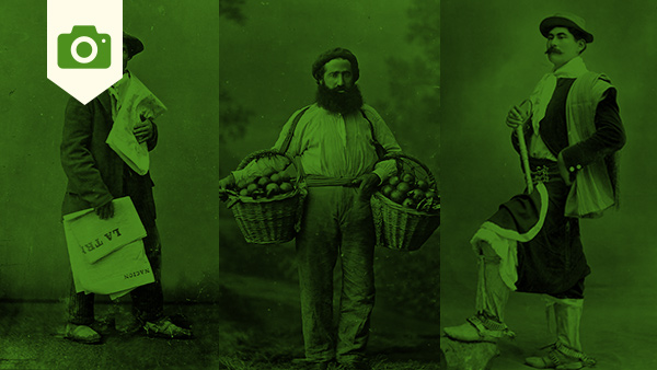 Fotos antiguas de trabajadores e inmigrantes